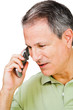 Man talking on mobile phone