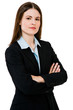Confident businesswoman standing