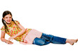 Photo: Smiling girl posing Smiling girl posing