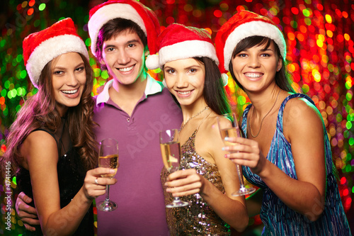 Photo: Friends toasting Friends toasting