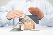 Protect house - insurance concept