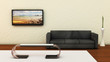 Living room in 3d