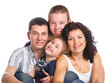 Beautiful happy family