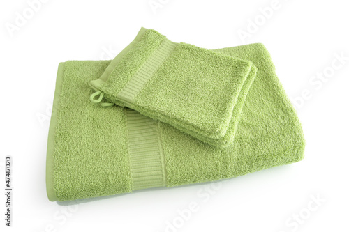 Photo: Green towel bale Green towel bale