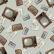 retro-styled seamless background