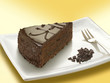 piece of sacher cake
