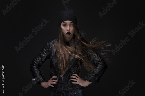 Photo: rock woman portrait rock woman portrait