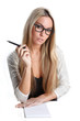very beautiful business woman