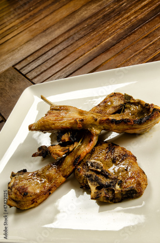 Photo: Grilled lamb chops Grilled lamb chops