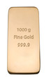 Ingot of bank gold.