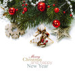 Photo: christmas composition christmas composition