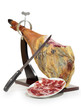 Jamón recién cortado.
