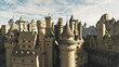 Medieval or fantasy town rooftops