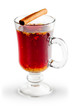 Photo: mulled wine isolated on white background mulled wine isolated on white background