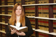 Young Red Head Female Student