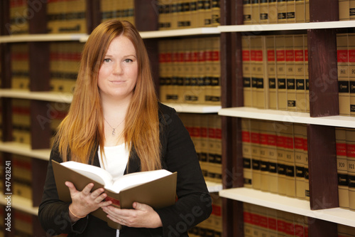 Photo: Young Red Head Female Student Young Red Head Female Student