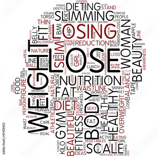 Illustration: lose weight / Diet lose weight / Diet
