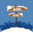 Vector: New Year pointer New Year pointer