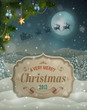 Christmas vintage greeting card