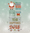 Christmas vintage greeting card.