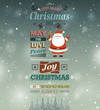 Christmas vintage greeting card