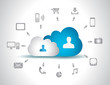 Cloud Computing concept background