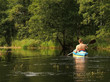 canoeist on the river