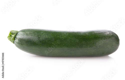 Photo: zucchini isolated on white background zucchini isolated on white background