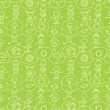 Vector ecological seamless pattern background with hand drawn