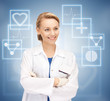 attractive female doctor