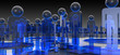 Blue Medical science background