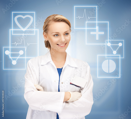 Photo: attractive female doctor attractive female doctor