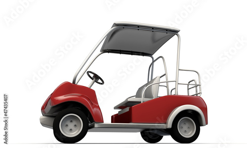 Illustration: golf cart golf cart