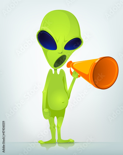 Vector: Funny Alien Funny Alien