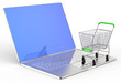 Illustration: On line shopping concept On line shopping concept