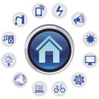 Vector smart house concept