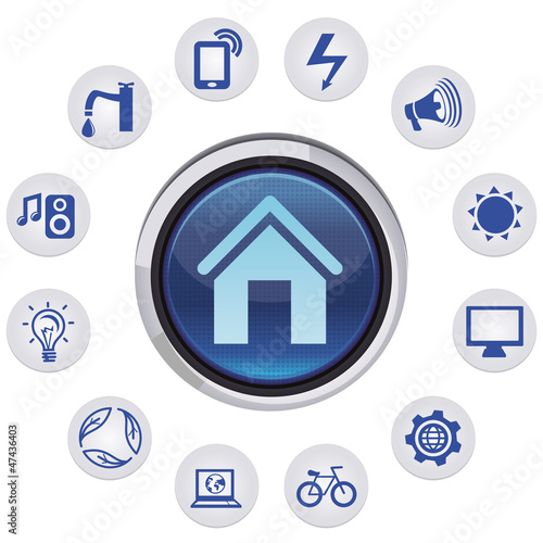 Vector: Vector smart house concept Vector smart house concept