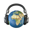 World music, Earth map texture source: cinema4dtutorial.net