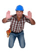 Builder in a state of shock
