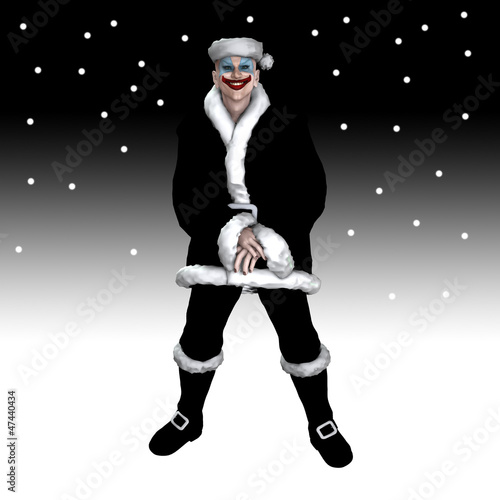 Illustration: Scary Christmas Santa Scary Christmas Santa