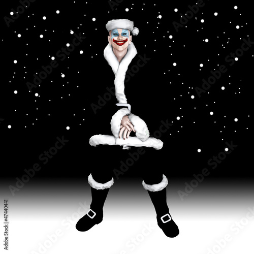Illustration: Scary Christmas Santa Scary Christmas Santa
