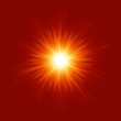 Star Burst Red And Yellow Fire...