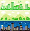 city town background