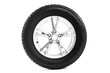 winter wheel isolated on white