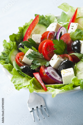 Photo: Greek salad Greek salad