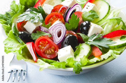 Photo: Greek salad Greek salad
