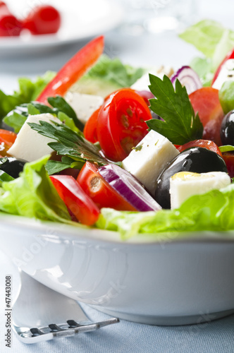 Photo: Greek salad Greek salad