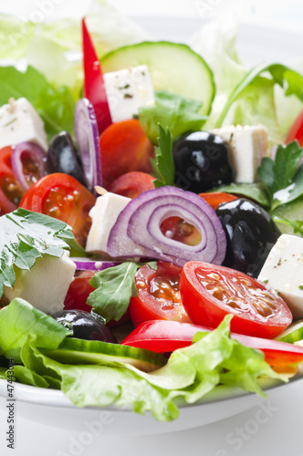 Photo: Greek salad Greek salad