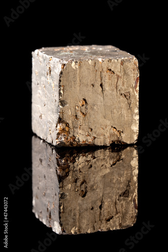 Photo: Pyrite mineral rock Pyrite mineral rock