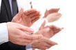 Applauding hands